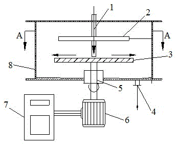 Method for degrading phenol-containing wastewater through modified TiO2 catalyst in rotating disk reactor