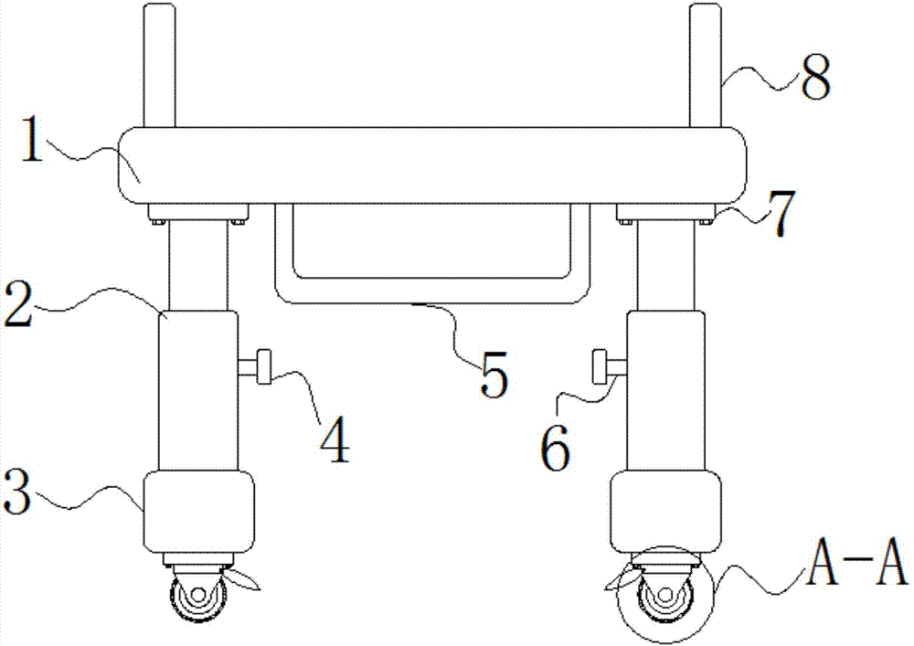 Rack with automatic damping function