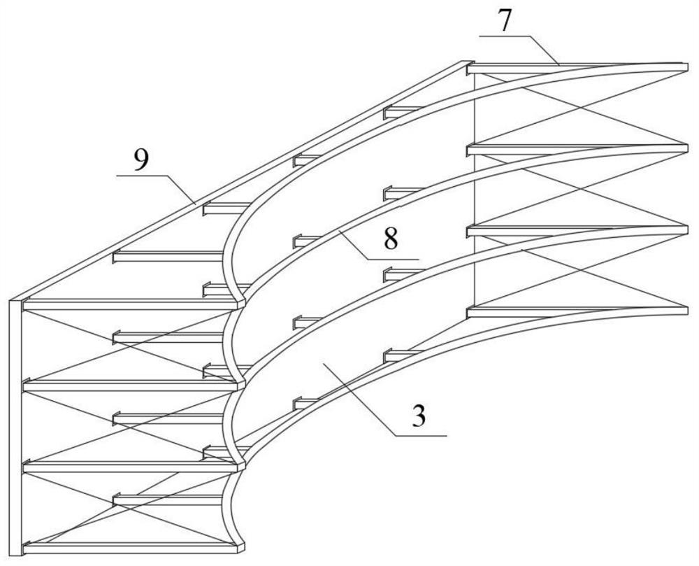 Offshore wind turbine foundation floating ice towing equipment and method