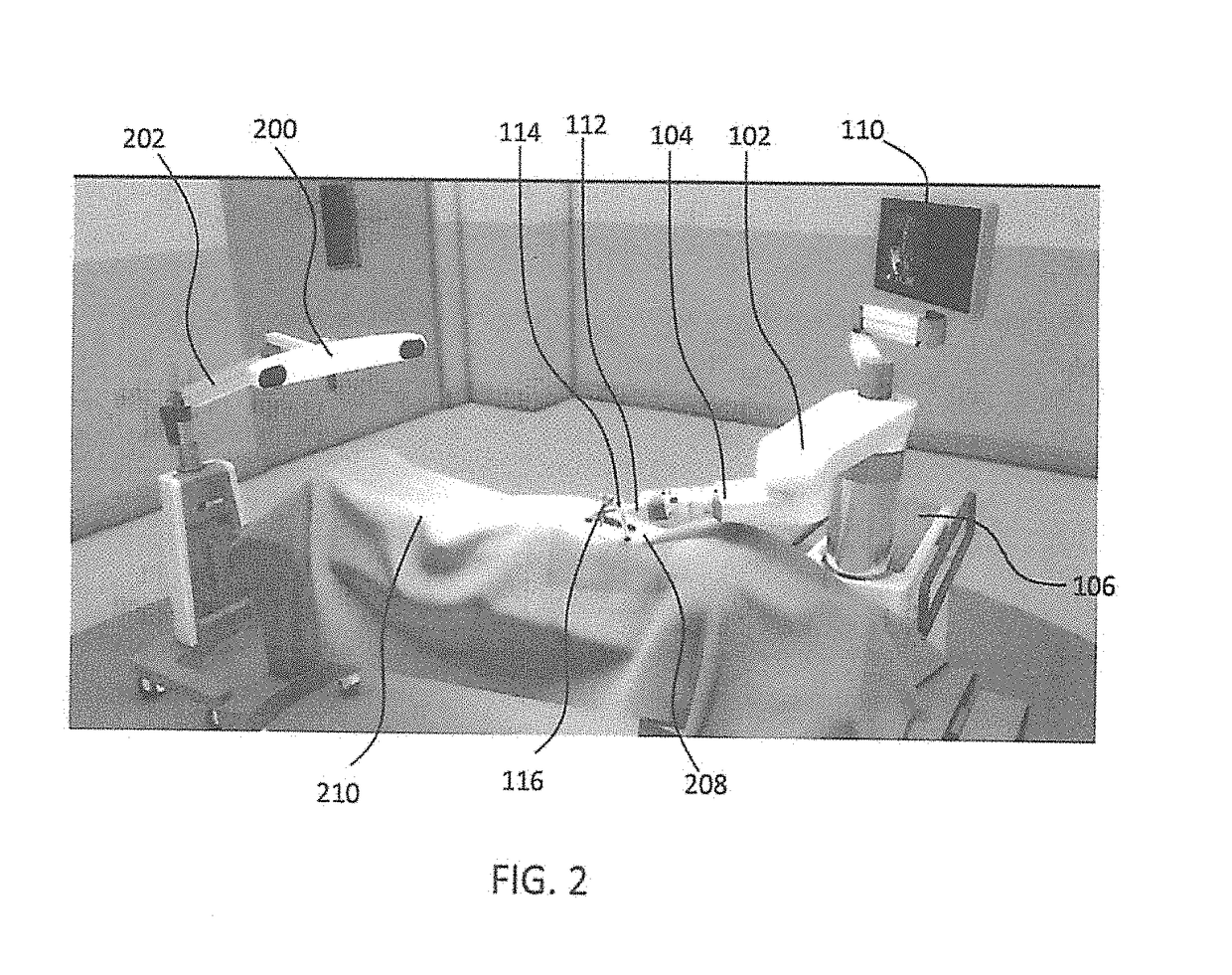 System and method for a surveillance marker in robotic-assisted surgery