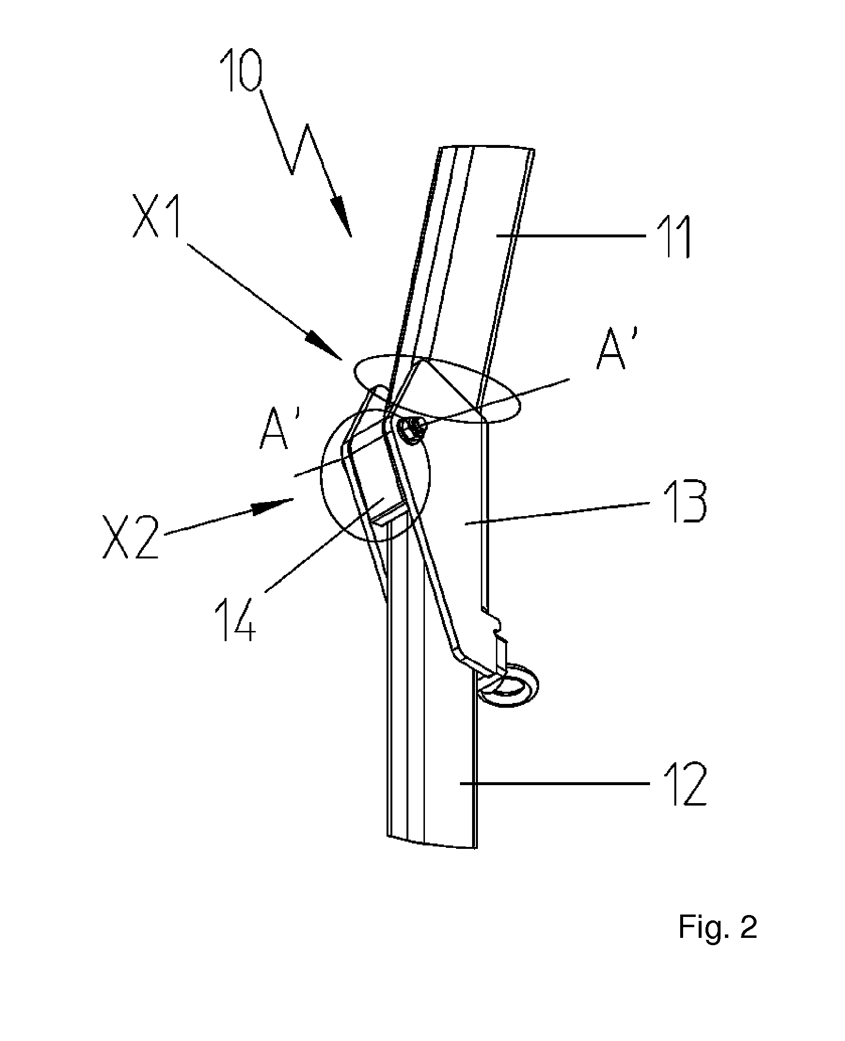 Pivotable Roll Bar