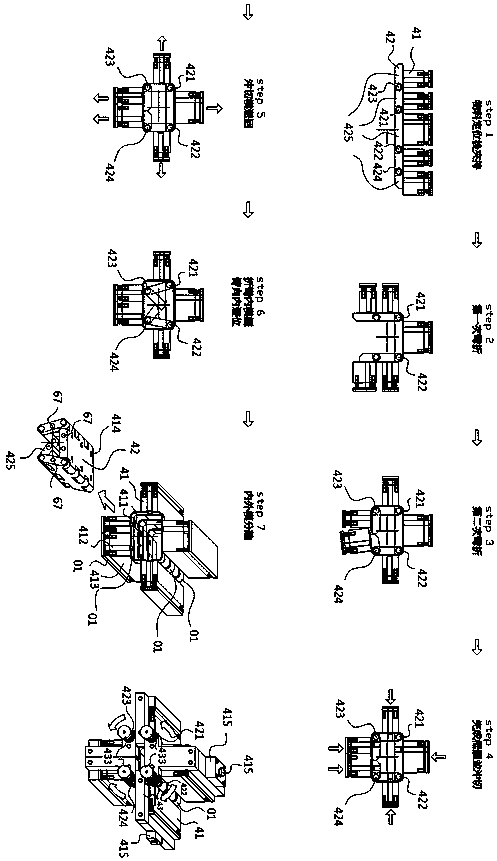 Bending and cutting integrated machine and method thereof