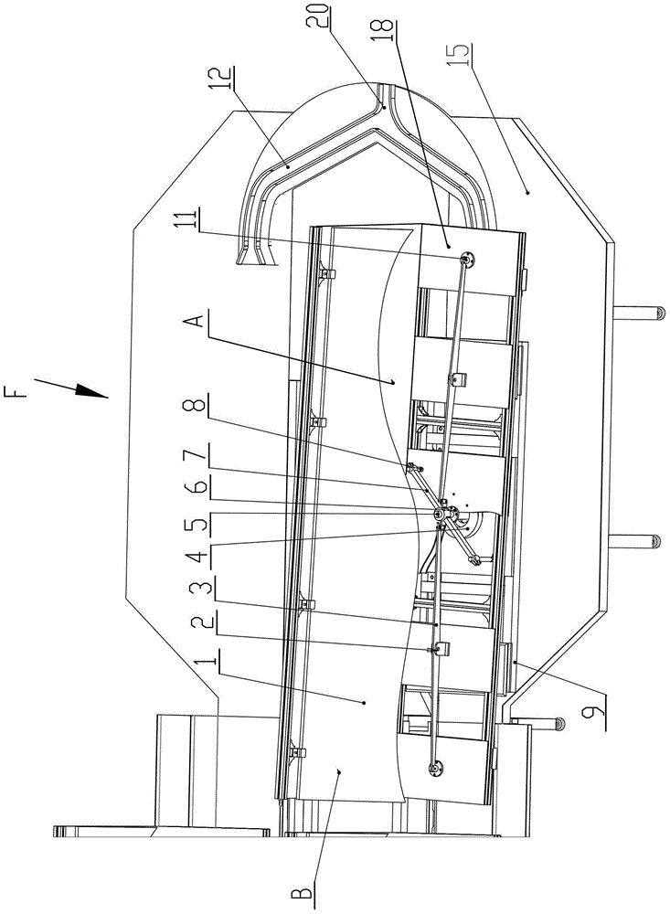 Jig plate surface automatic change device used for automobile wire harness production line