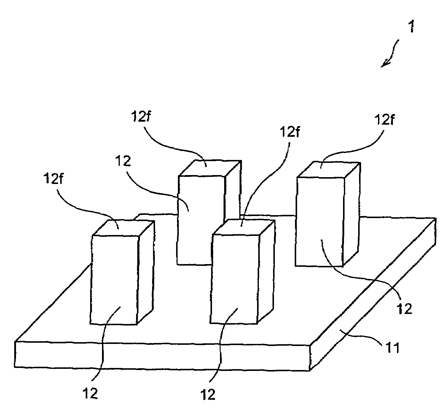 Microfabricated diamond element and method of fabricating microfabricated diamond element