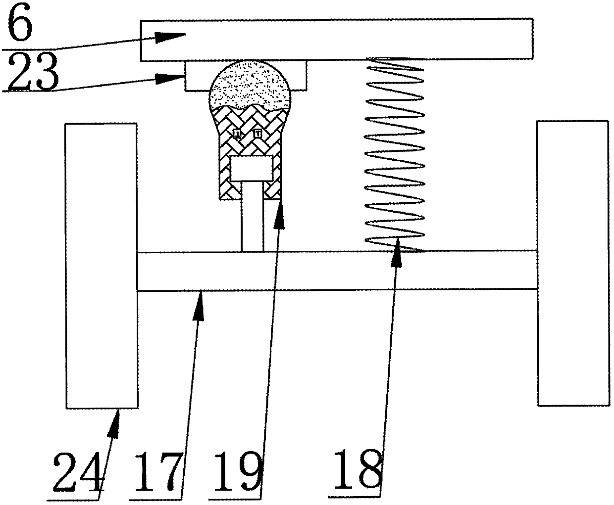 Traction frame for tractor