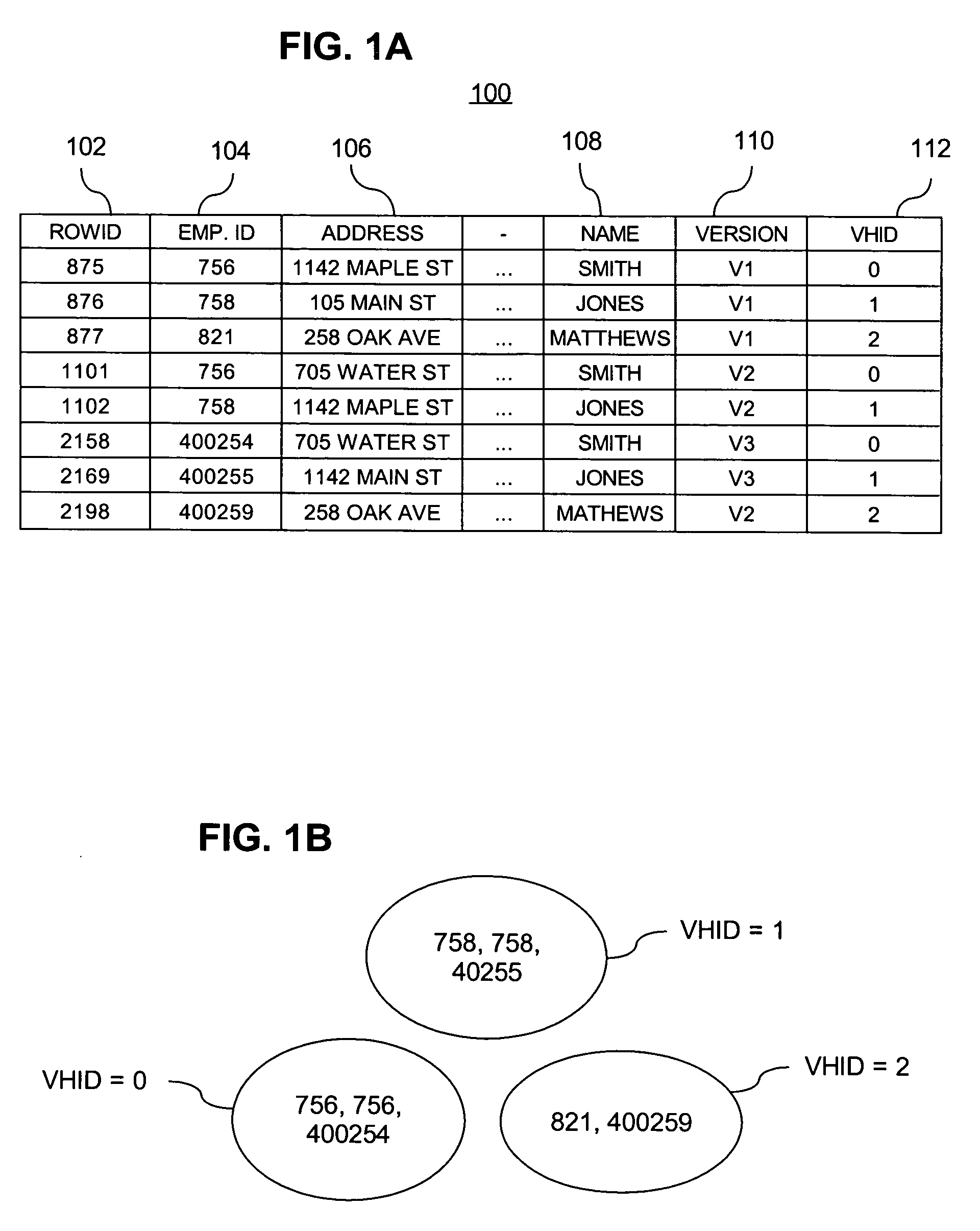 Handling uniqueness constraints in a database system with versioned data