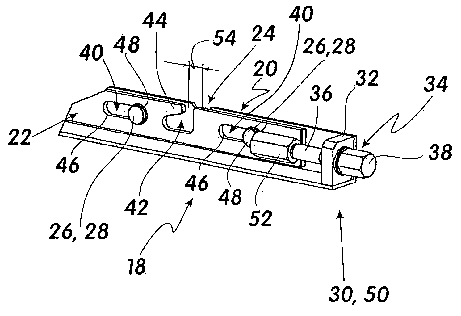 Fixing arrangement for vehicle roof mounting of an air conditioning module