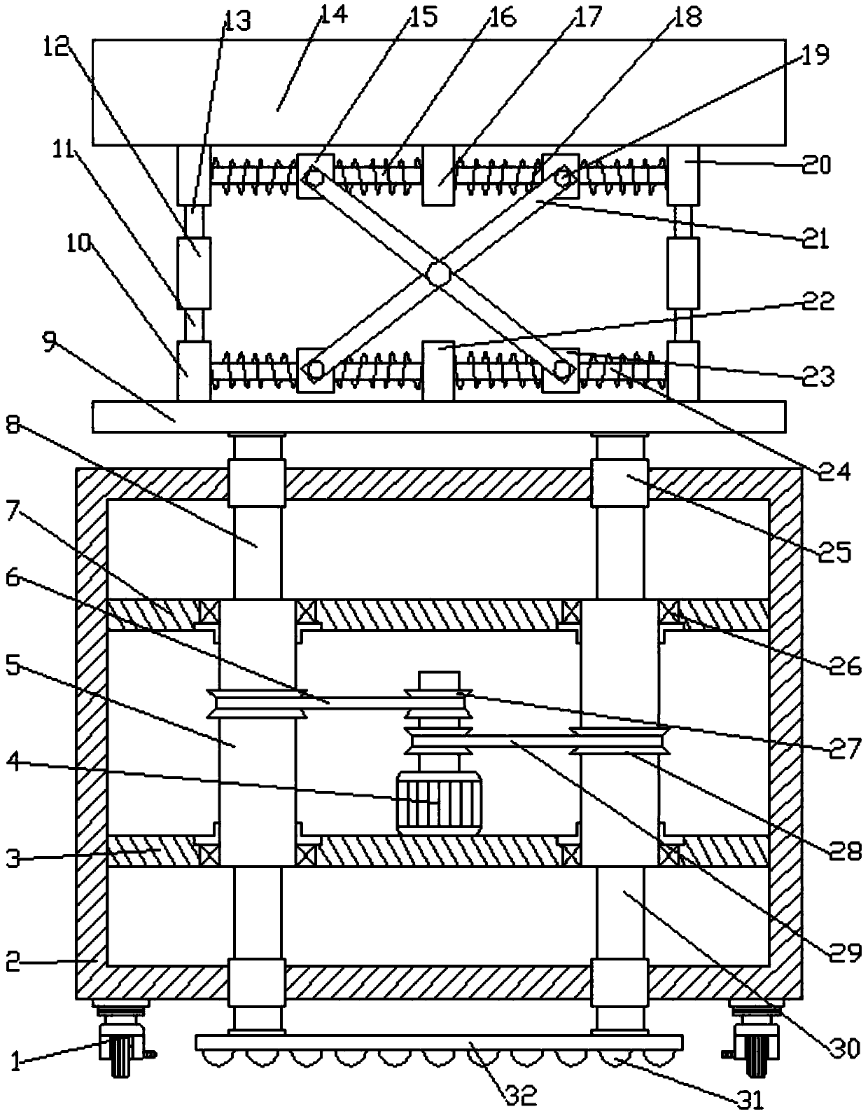 Anti-falling device for bridge construction