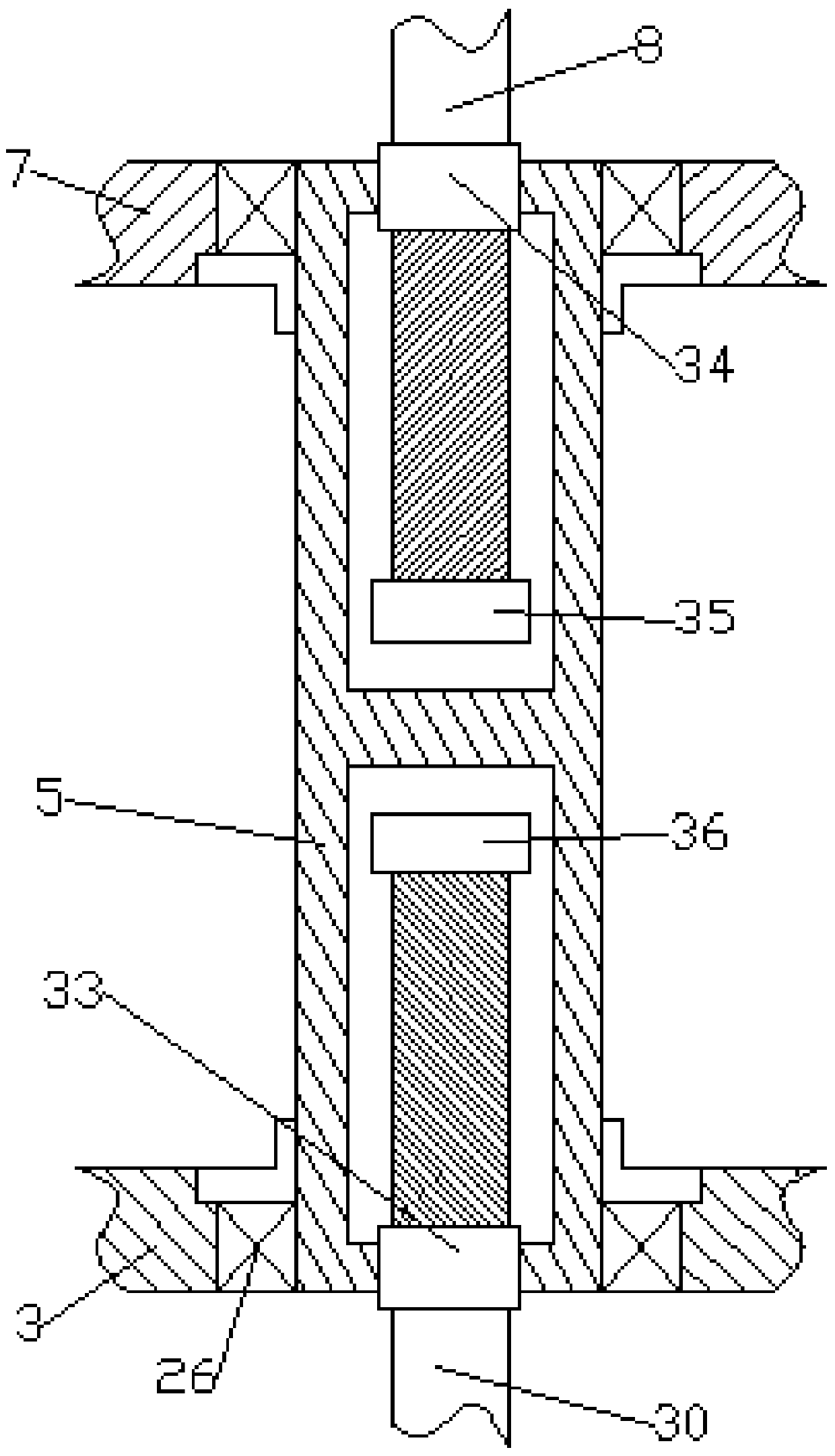 Anti-falling device for bridge construction