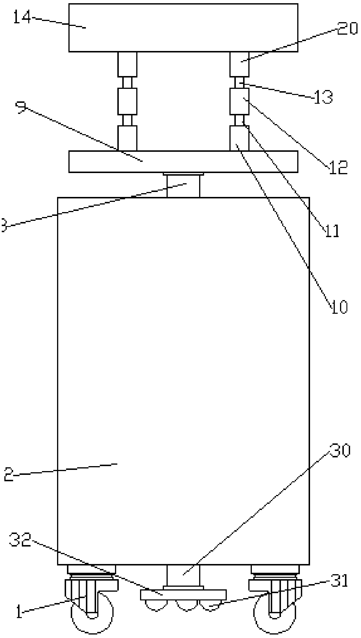 Anti-falling device for bridge construction