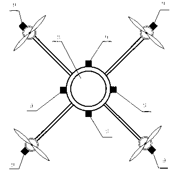 Multiple obstacle-avoidance control method of unmanned plane used for electric wire inspection