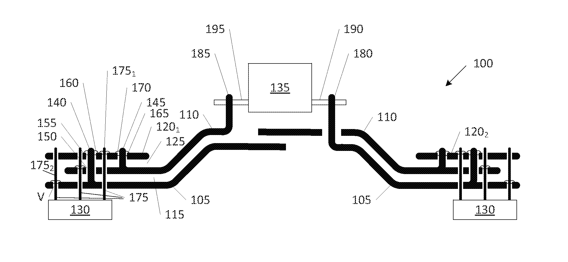 Power electronics interconnection for electric motor drives