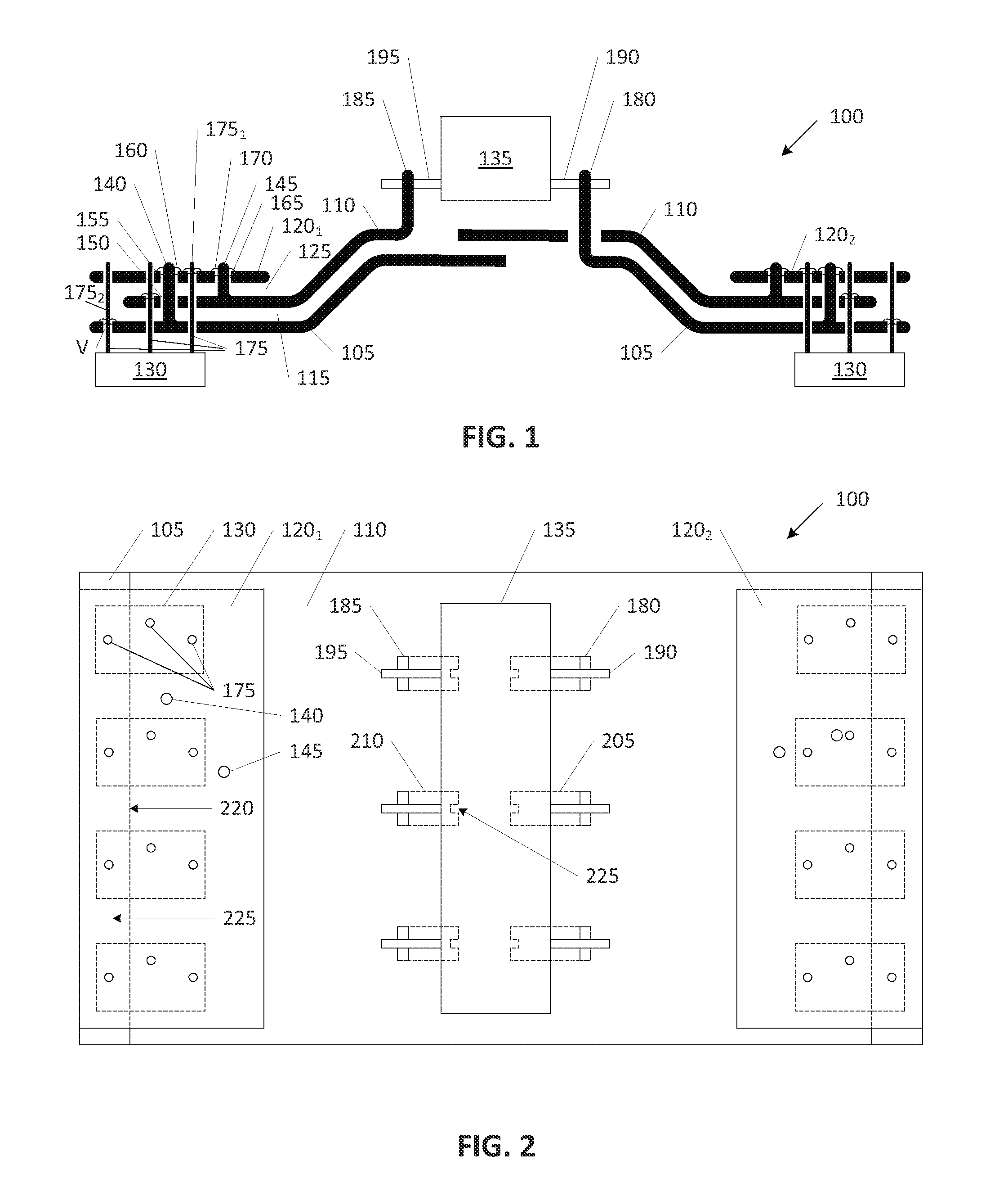 Power electronics interconnection for electric motor drives