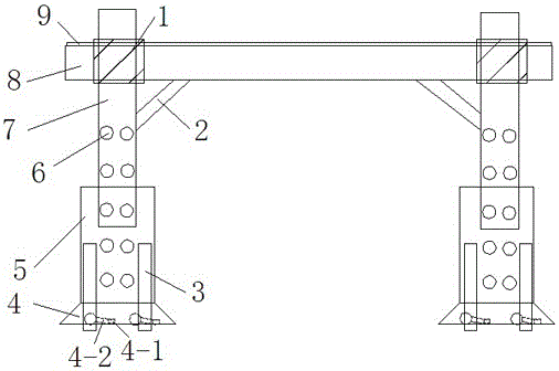 Scaffold convenient to move