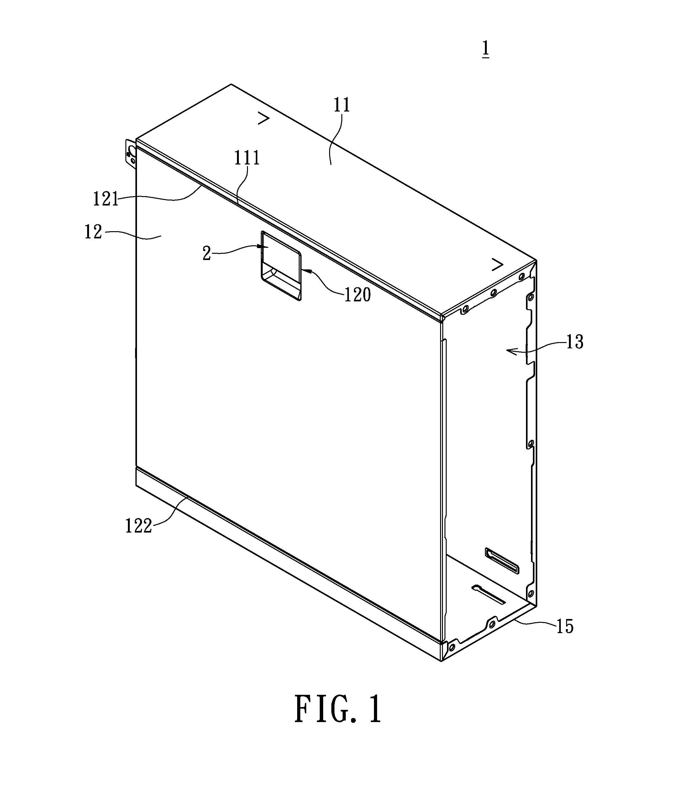 Housing having quick-dismounting structure