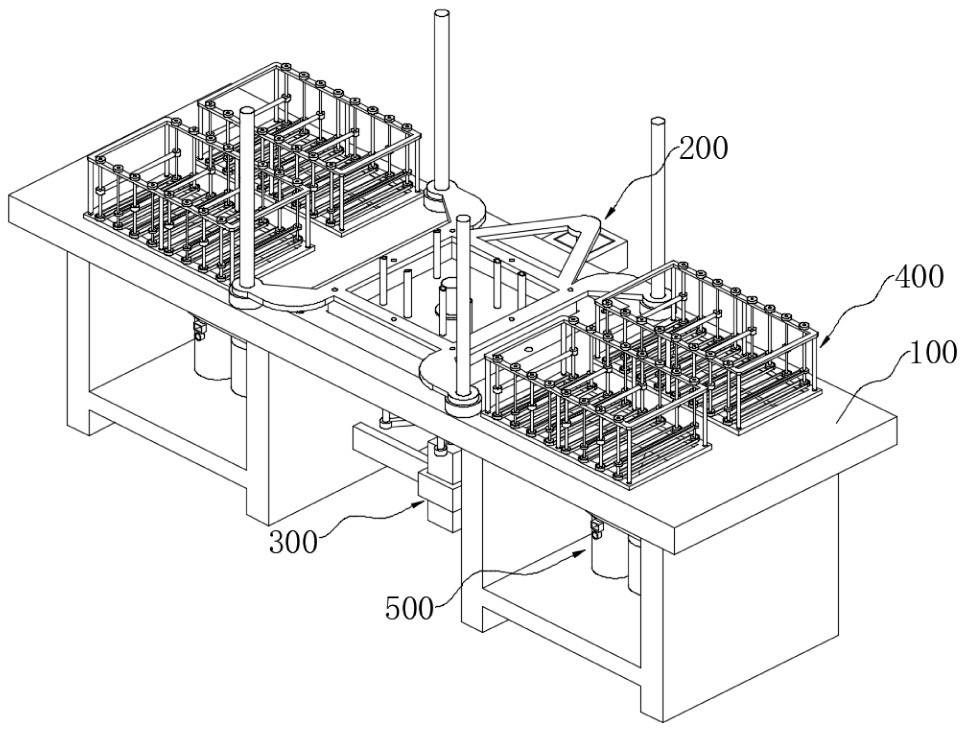 Forming and storing process of ACM material feeding disc