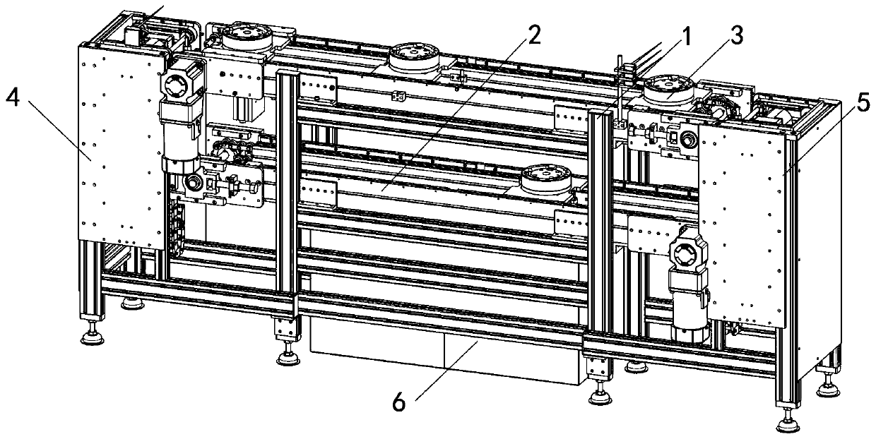 A transfer mechanism and method for processing robot tooling parts