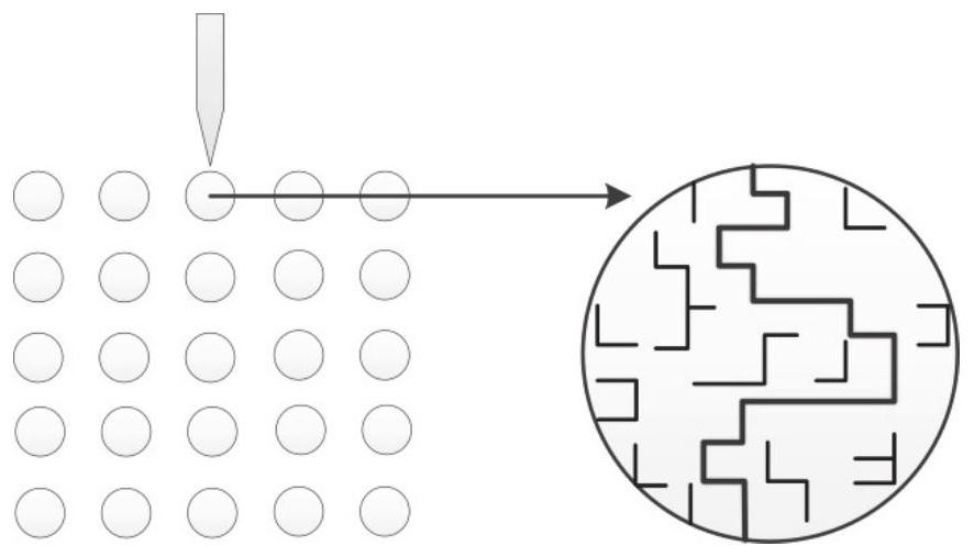 Electrical tree numerical simulation method and system in polymer insulating material