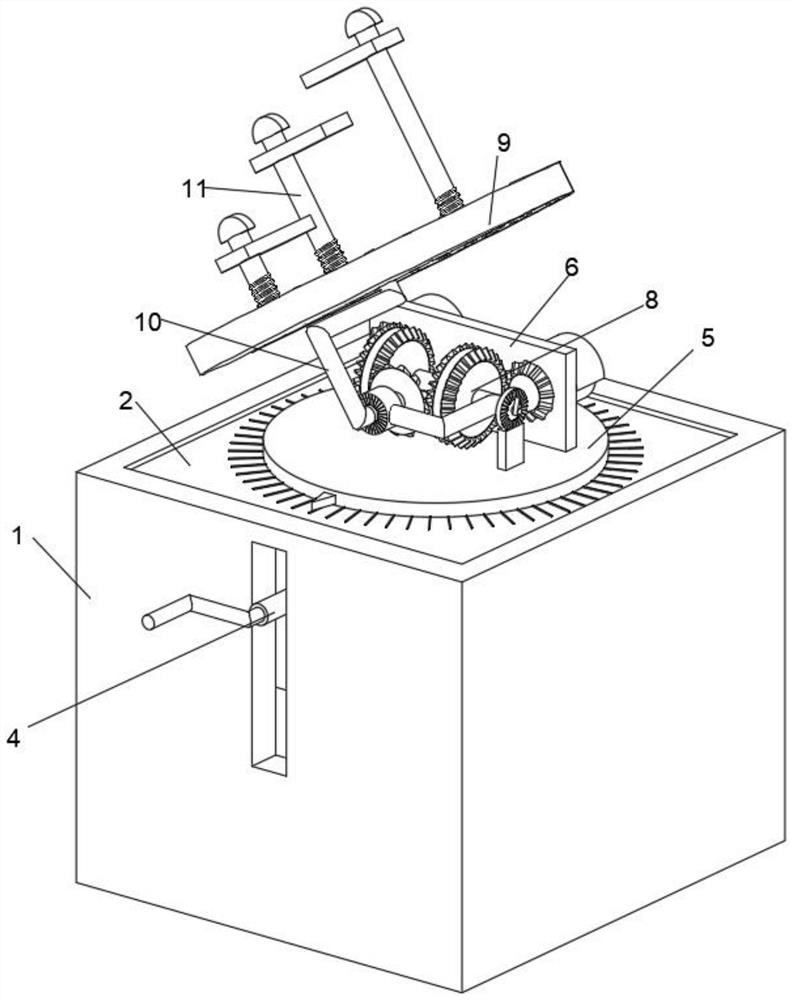 Universal inclined plane milling tool equipment for excavator