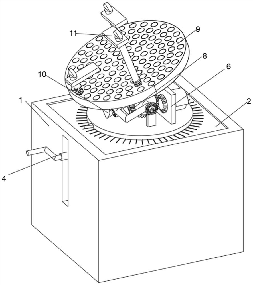 Universal inclined plane milling tool equipment for excavator