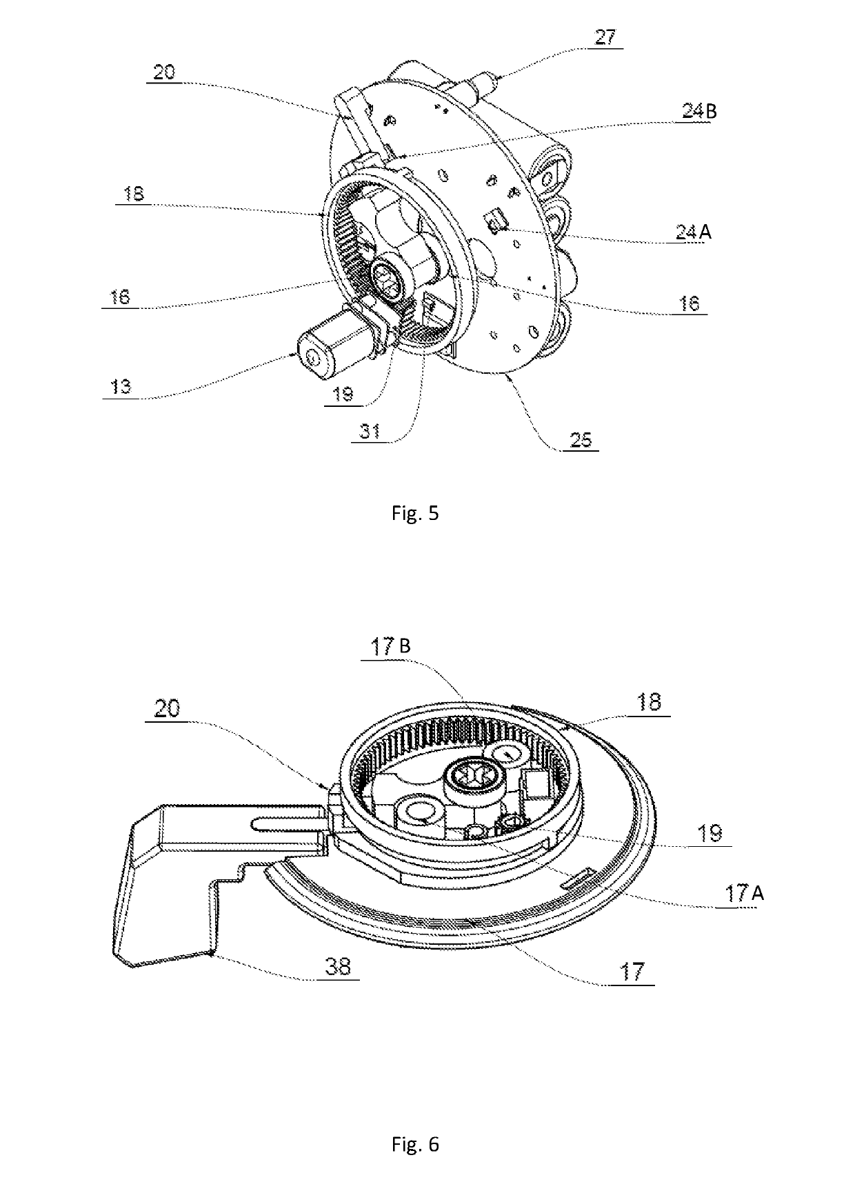 Compact Electronic and Manual Lock Drive System