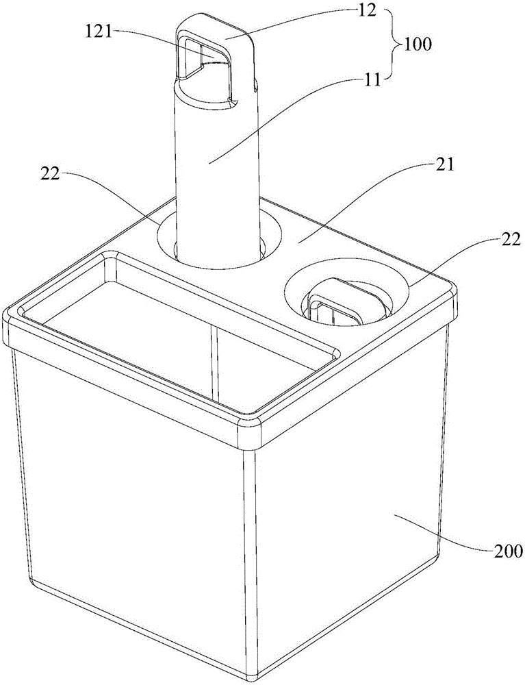 Cooling fan and ice crystal box thereof