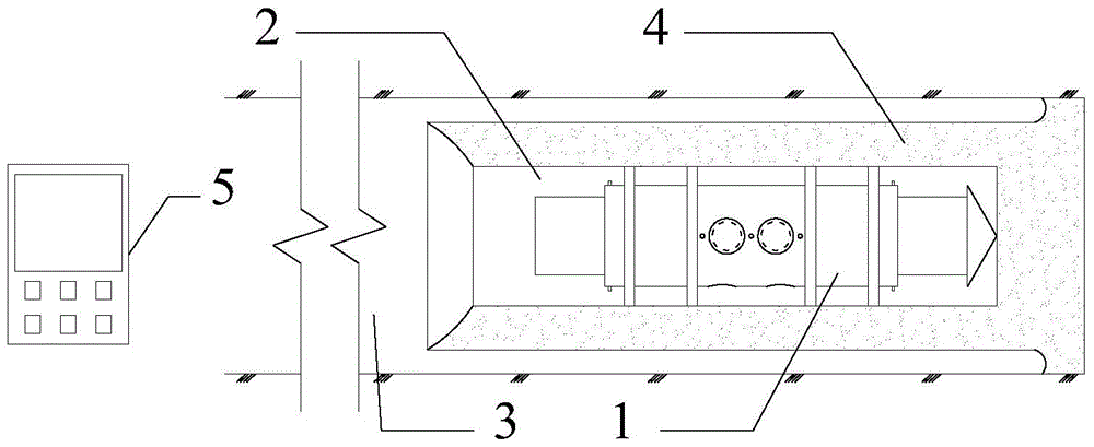 Non-contact ground stress testing device and method based on drilling microscopic digital camera