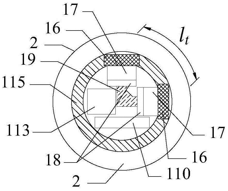 Non-contact ground stress testing device and method based on drilling microscopic digital camera