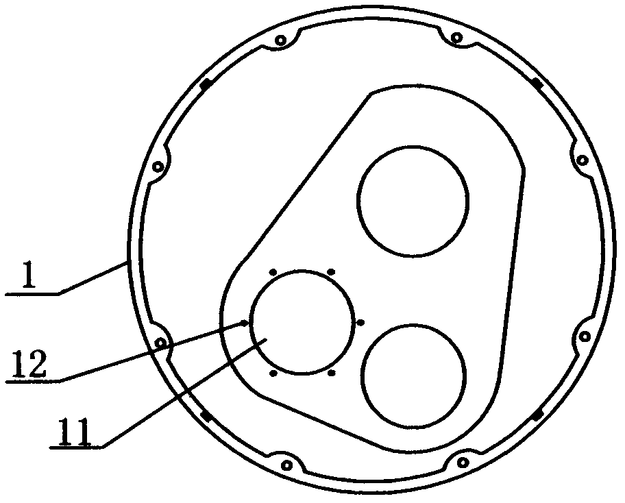 Novel suspended-type gear speed reducer