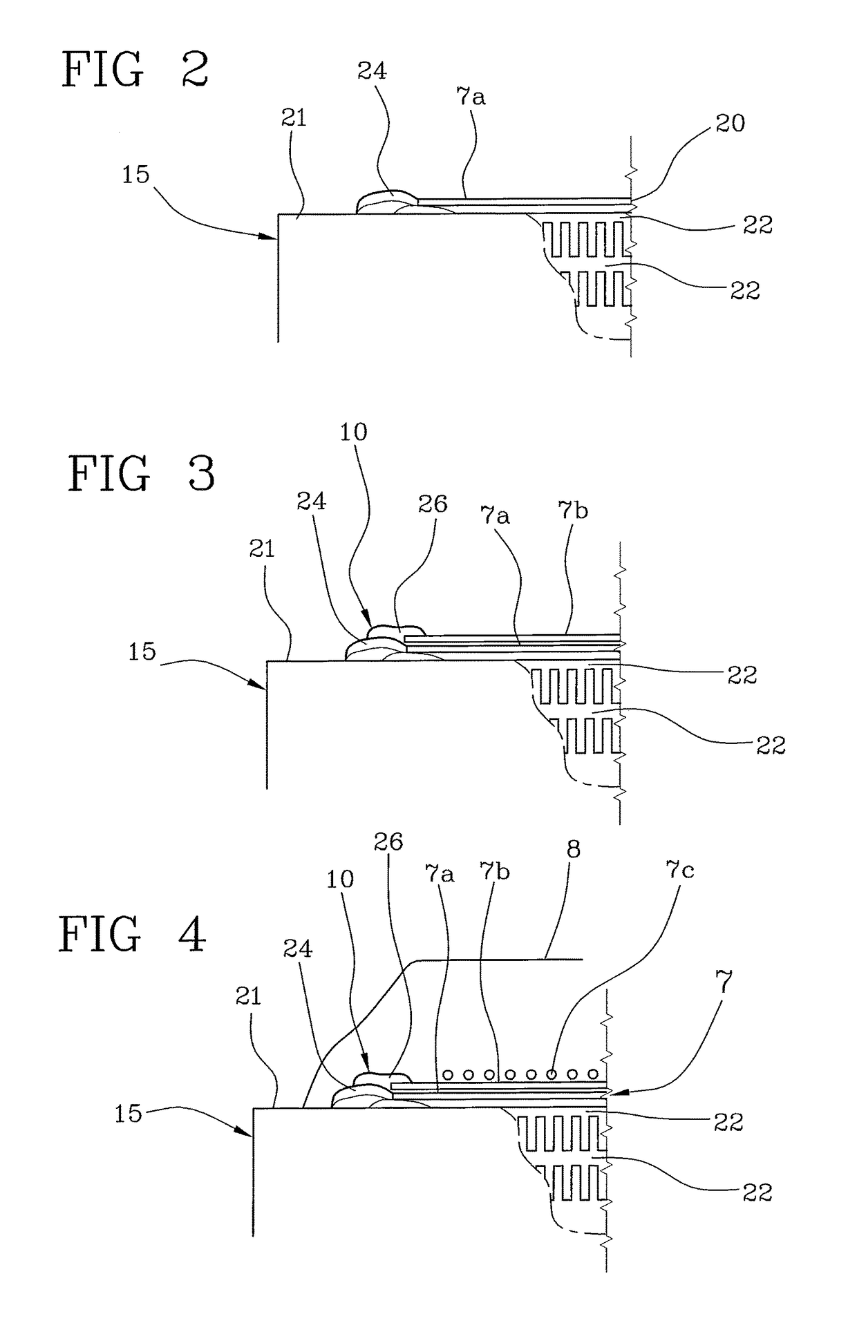 Process for building tyres and tyre obtainable by said process