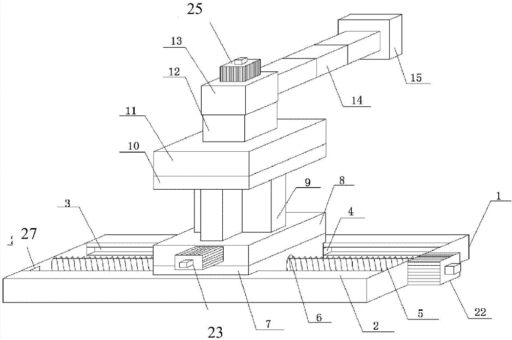 Monitor connecting support moving mechanism