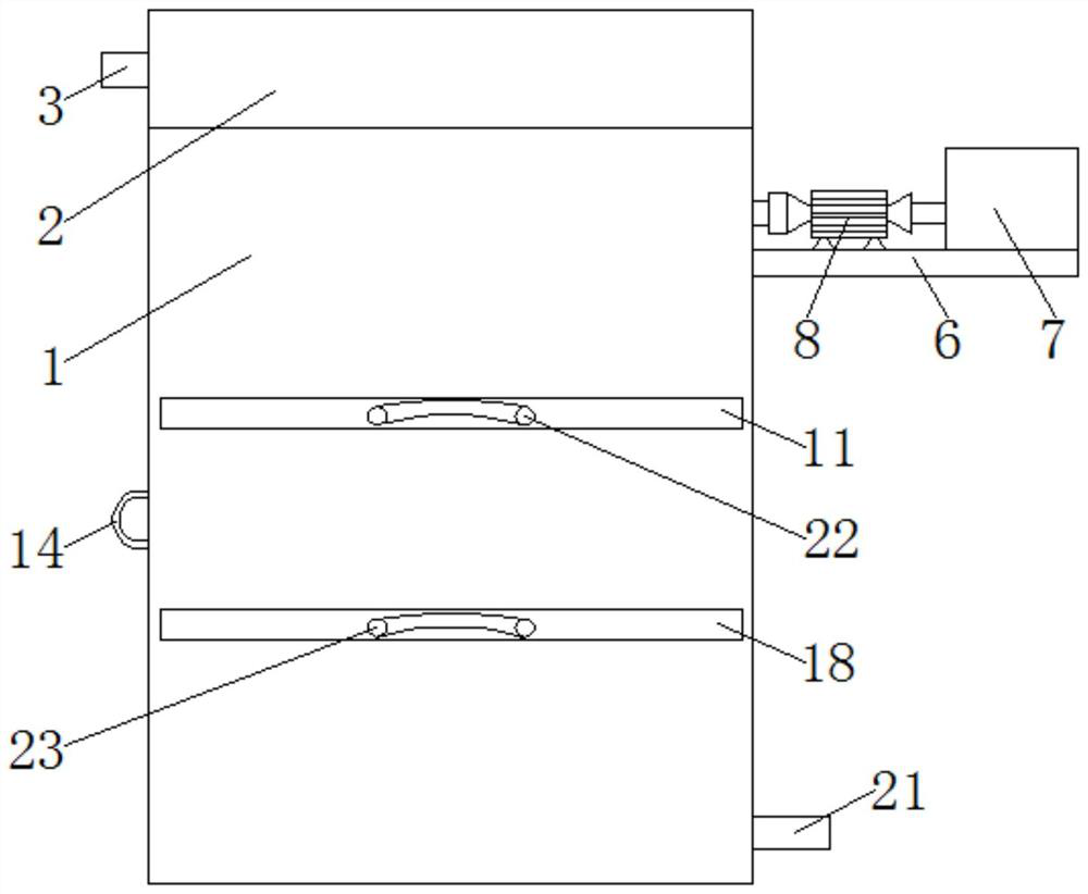 A sewage deep purification device