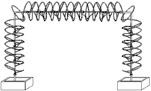 Multifunctional vine climbing trellis special for trachelospermum jasminoides