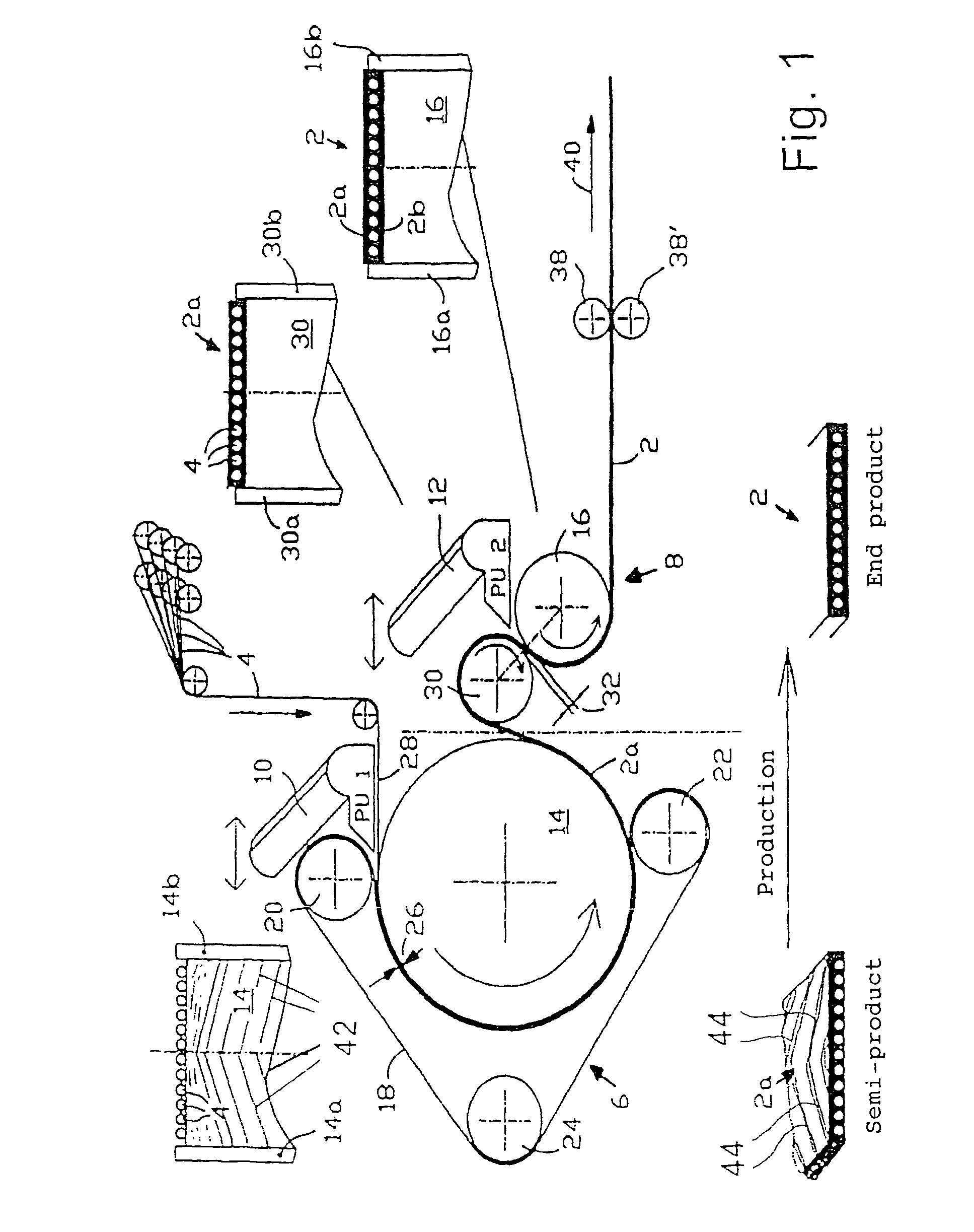 Flat belt made of elastomeric material