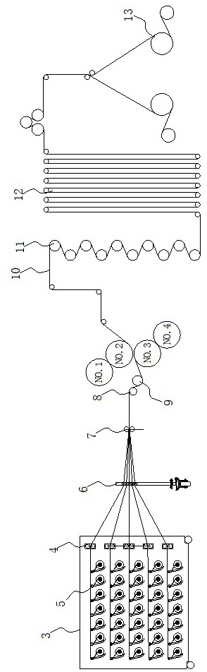 Rubber coating fiber cord fabric manufacturing method for conducting rubber coating through calender