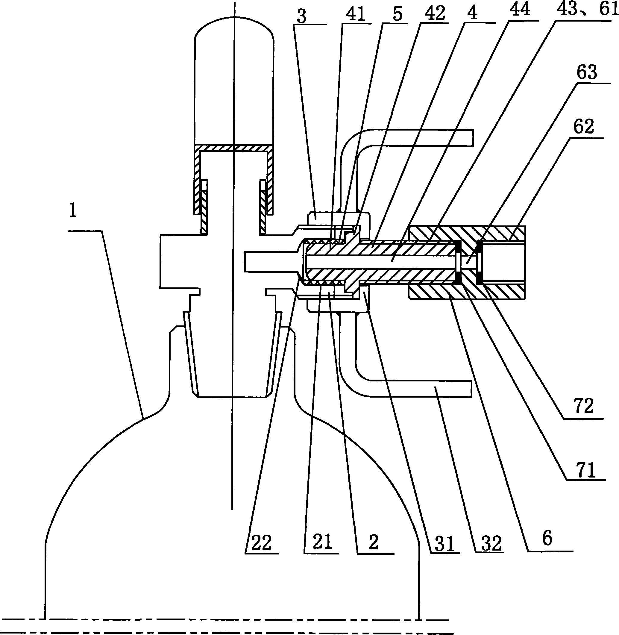 Cylinder filling adaptor