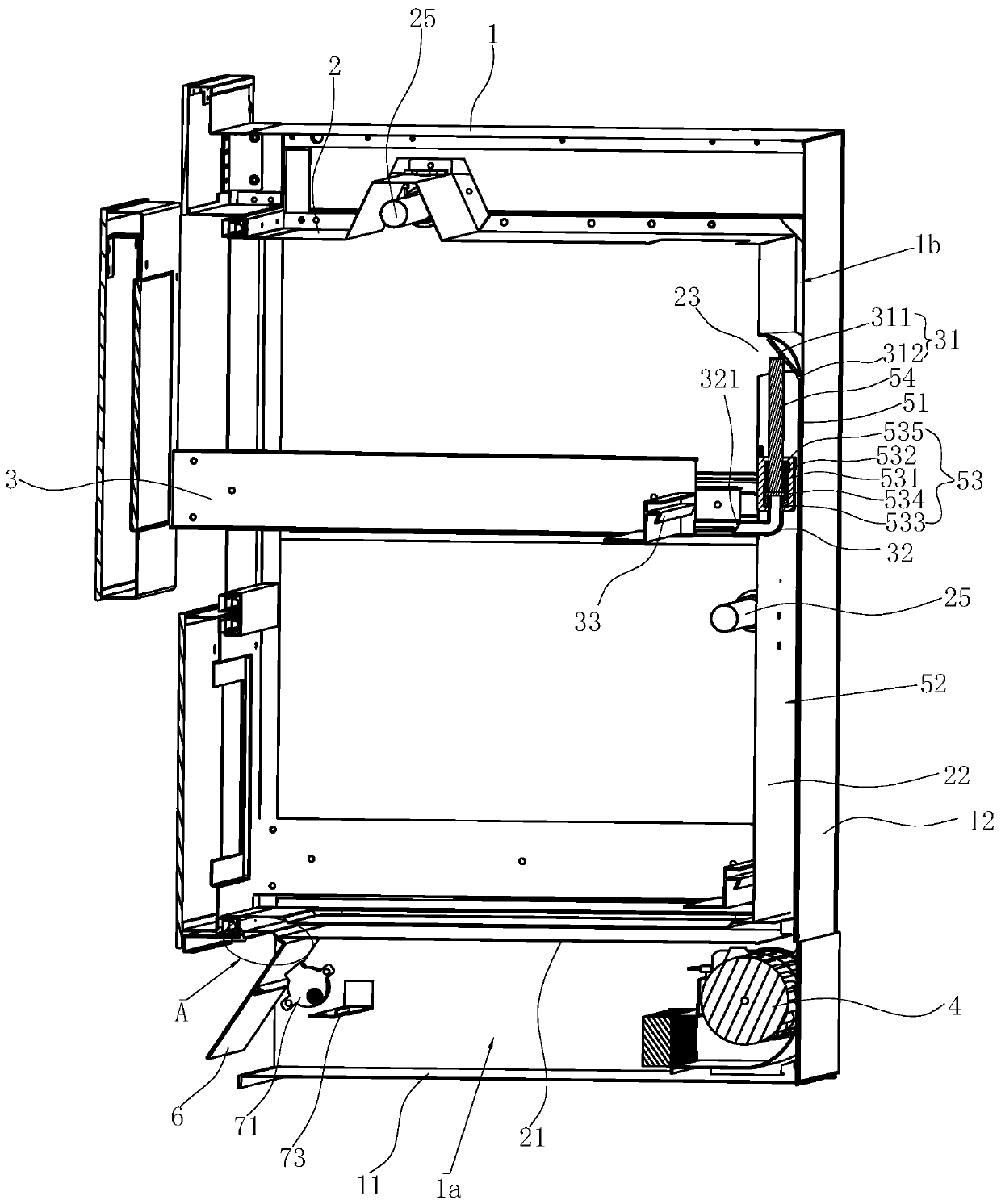 Disinfection cabinet with air disinfection function