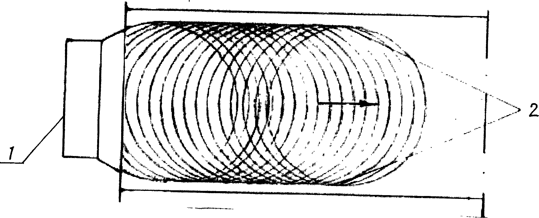 Stelmo line gas spray cooling device and method for high-speed wire rod mill