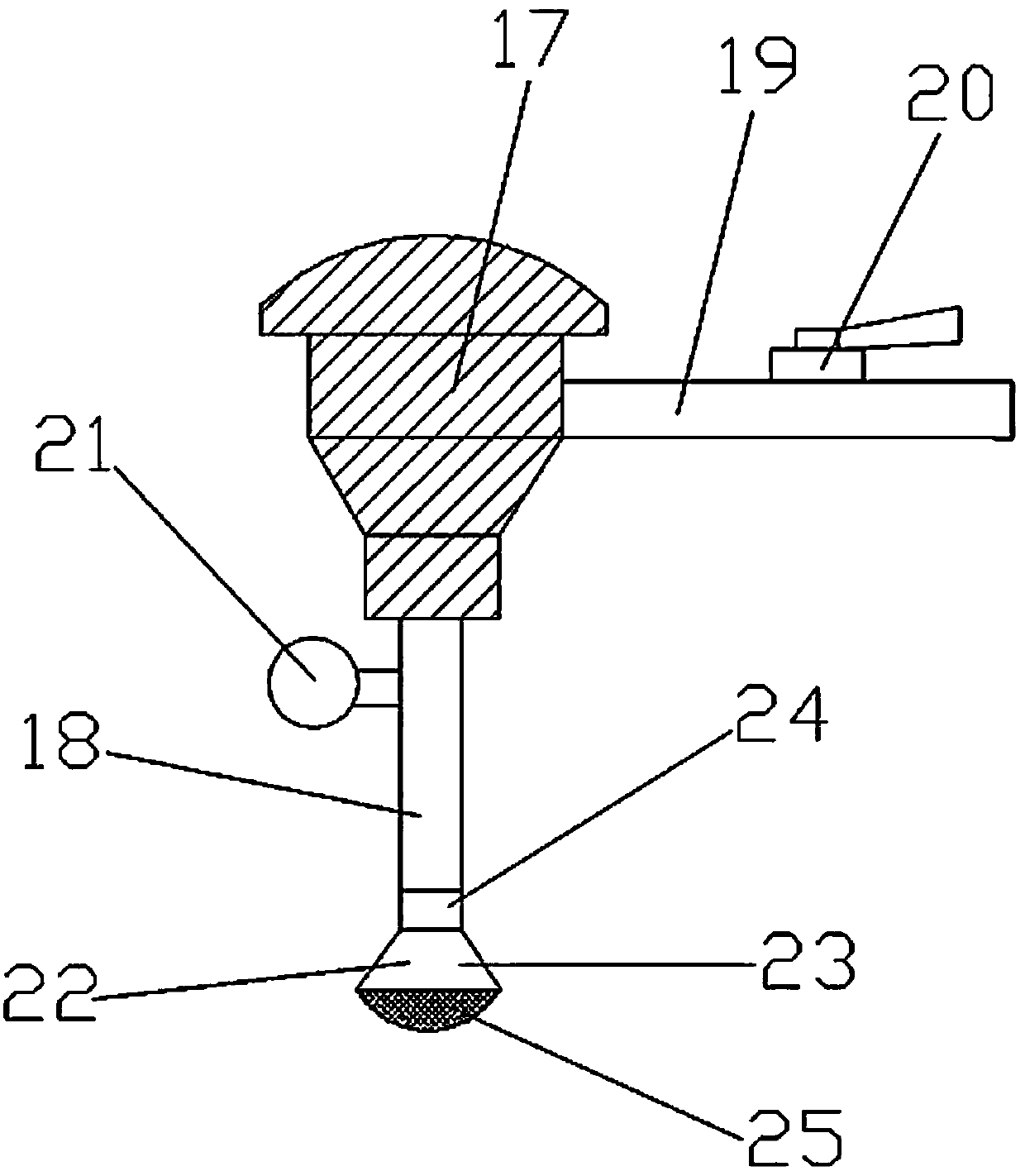 Tea packing device