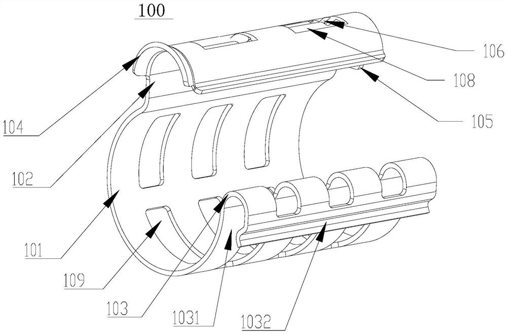 Fixing device and heat pump equipment