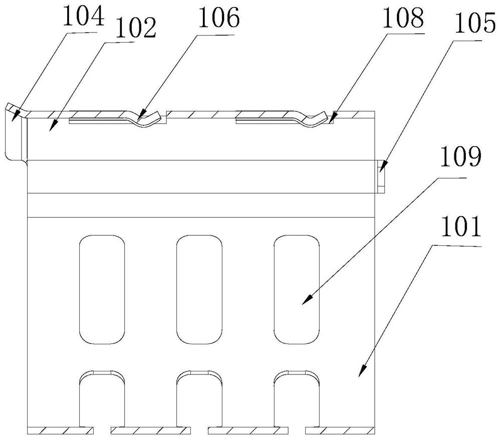 Fixing device and heat pump equipment