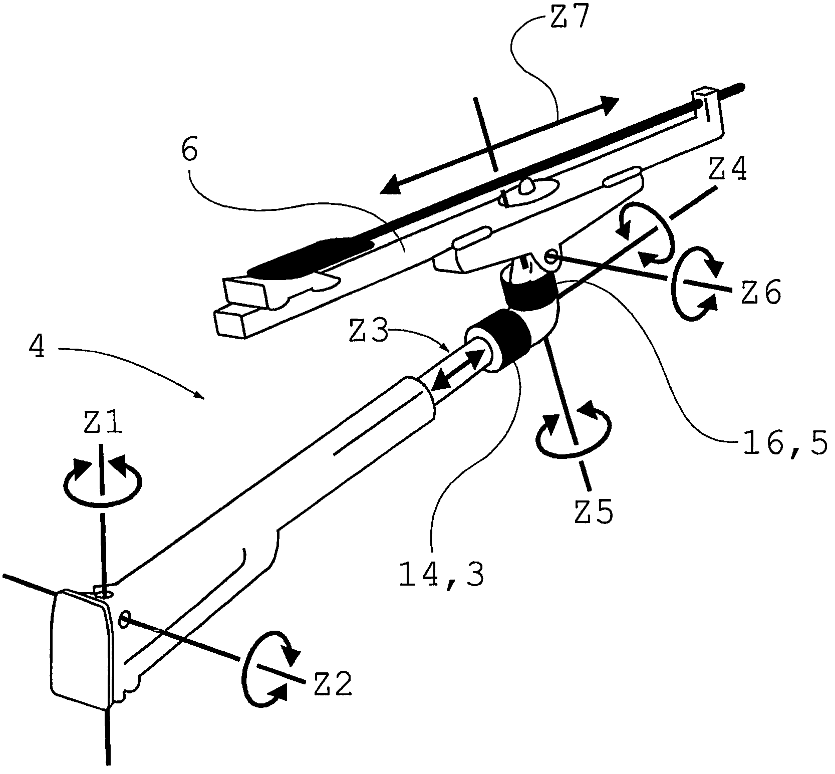 Sensor assembly in a gearbox for positioning