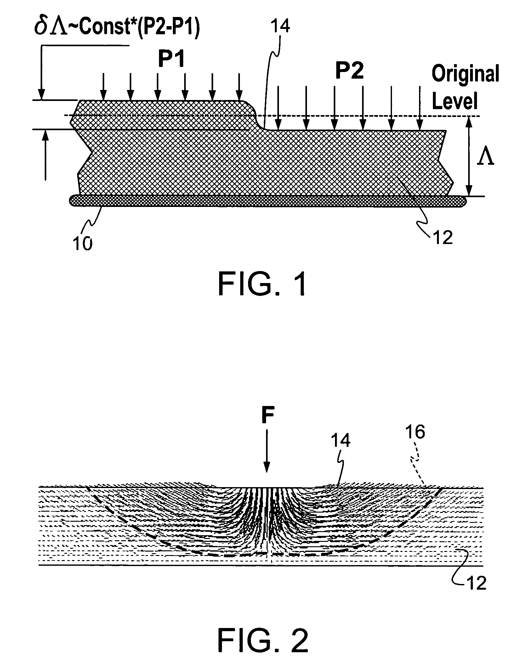 Method for determining a surface contact force