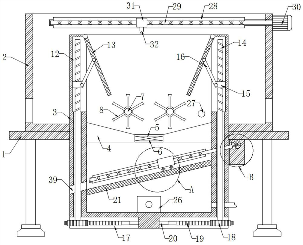 Agricultural big data-based seed screening equipment