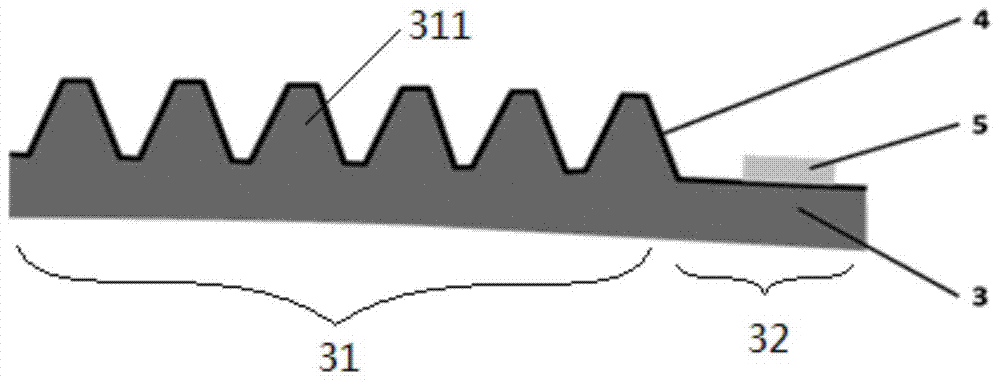 Flexible pressure sensing element, sensor and manufacturing method thereof