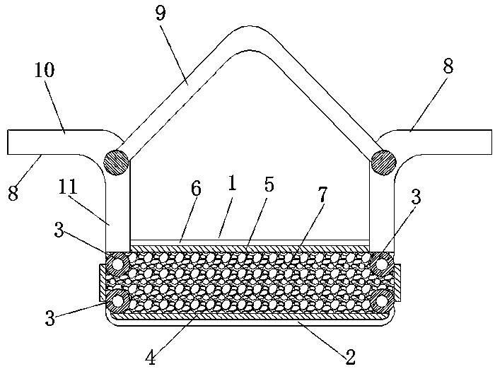 Environment-friendly insulation cover of disposable molten iron transport tank and using method