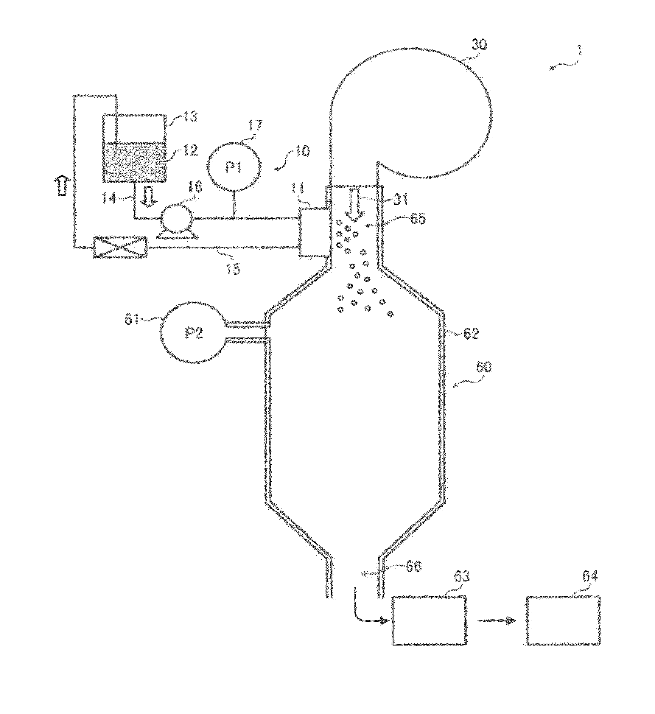 Particulate material production method and apparatus, toner production method and apparatus, and toner