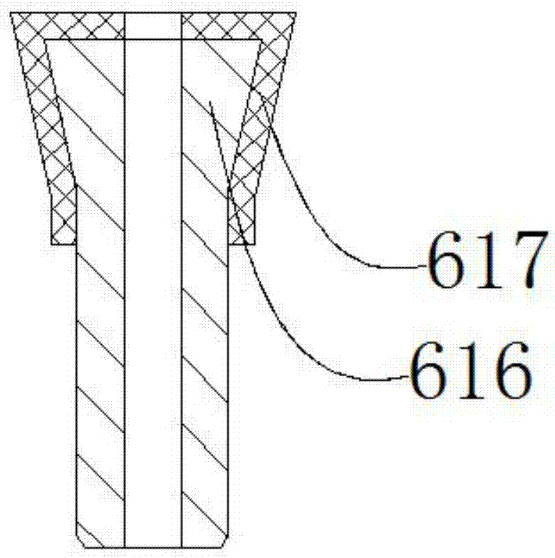 Splash-proof liquid fertilizer filling mechanism