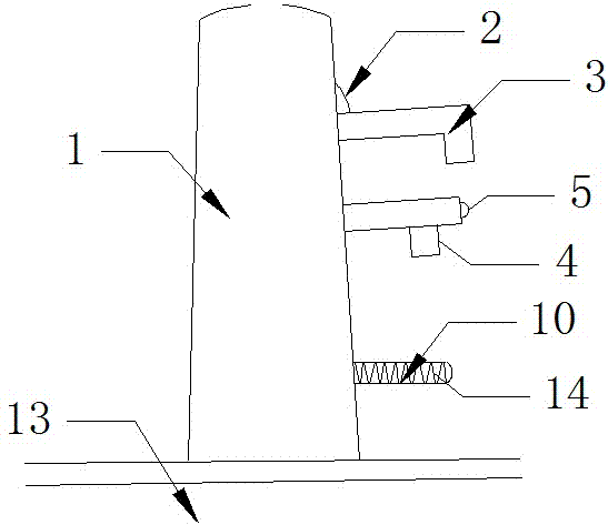 Energy-saving dual-temperature hand-pressed water flow switch change-over sensing faucet