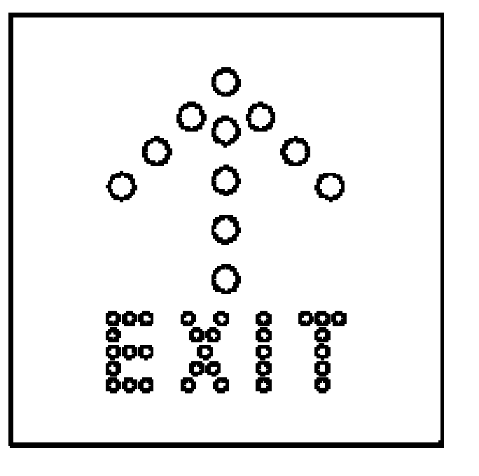 Method for embedding round pot rare earth material into slabstone for composing patterns and characters